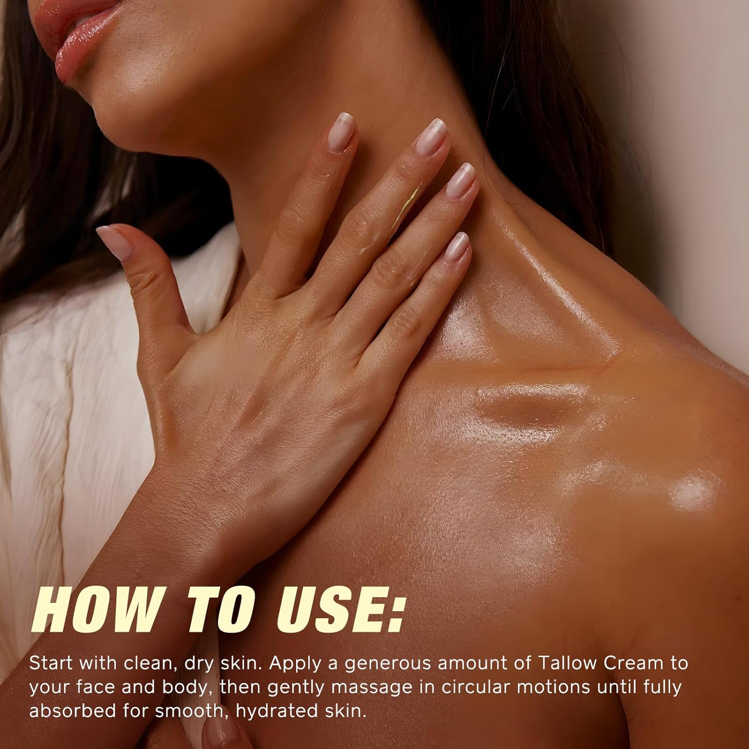 Tallow Frankincense Balm for Face/Body, 100% Grass-Fed Beef Tallow & Castor Oil & Frankincense Oil Moisturizer for Deeply Hydrating/Skin Barrier Repair/Lifting/Firming, Natural,4.2 Oz/120 G - Image 7