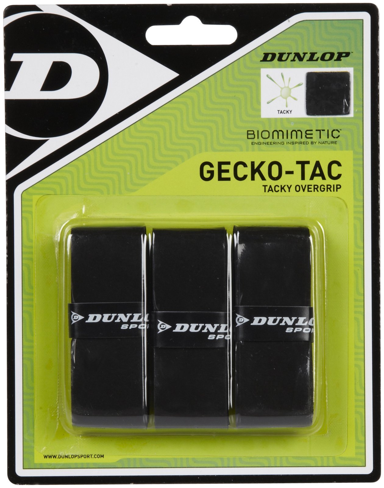 Dunlop SportsGecko Tac Overgrip 3-Pack