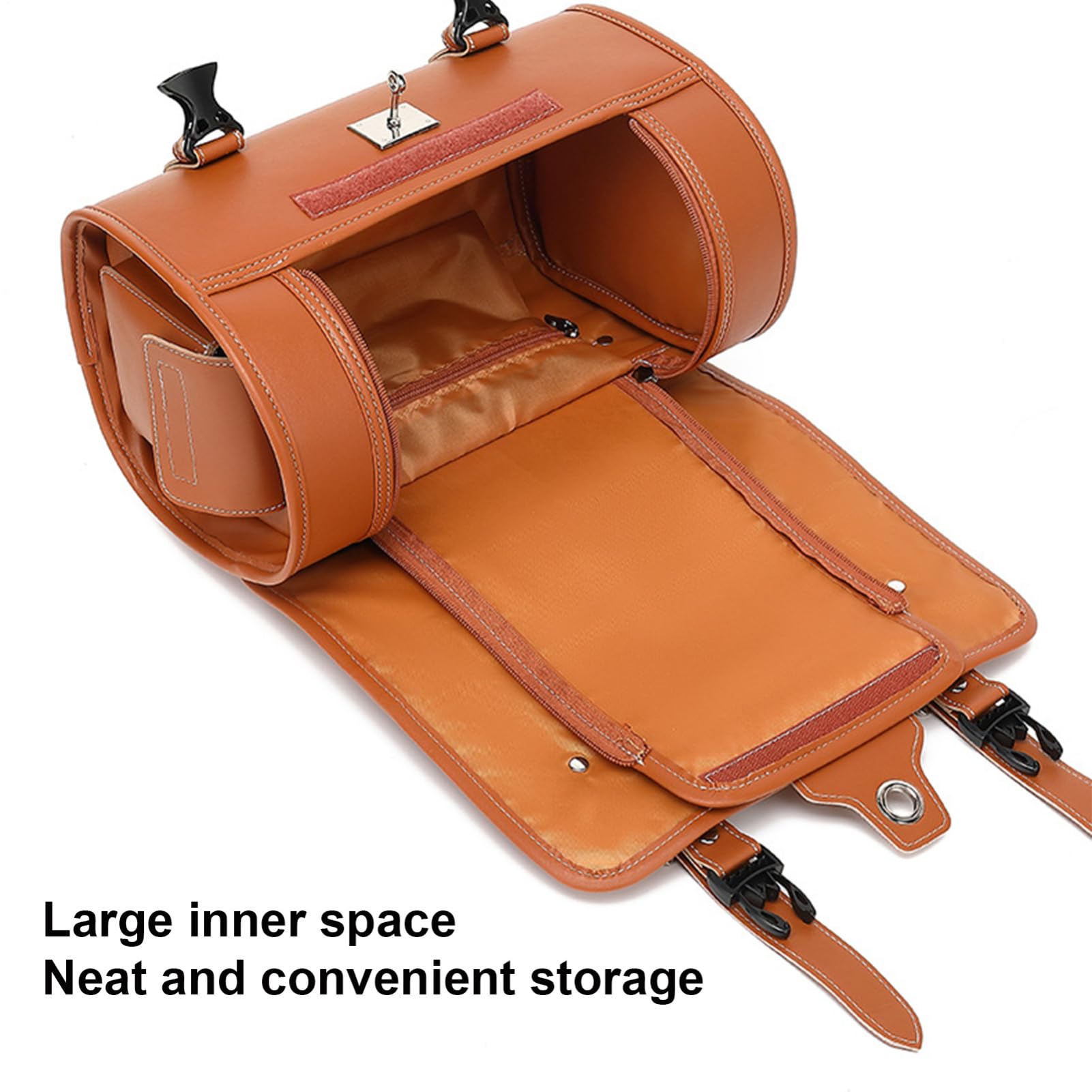 Motorrad Rücksitztasche - Retro Motocross Satteltasche | Multifunktionale Gepäcktaschen, Getriebetaschen, Schwanz für die meisten Motorräder
