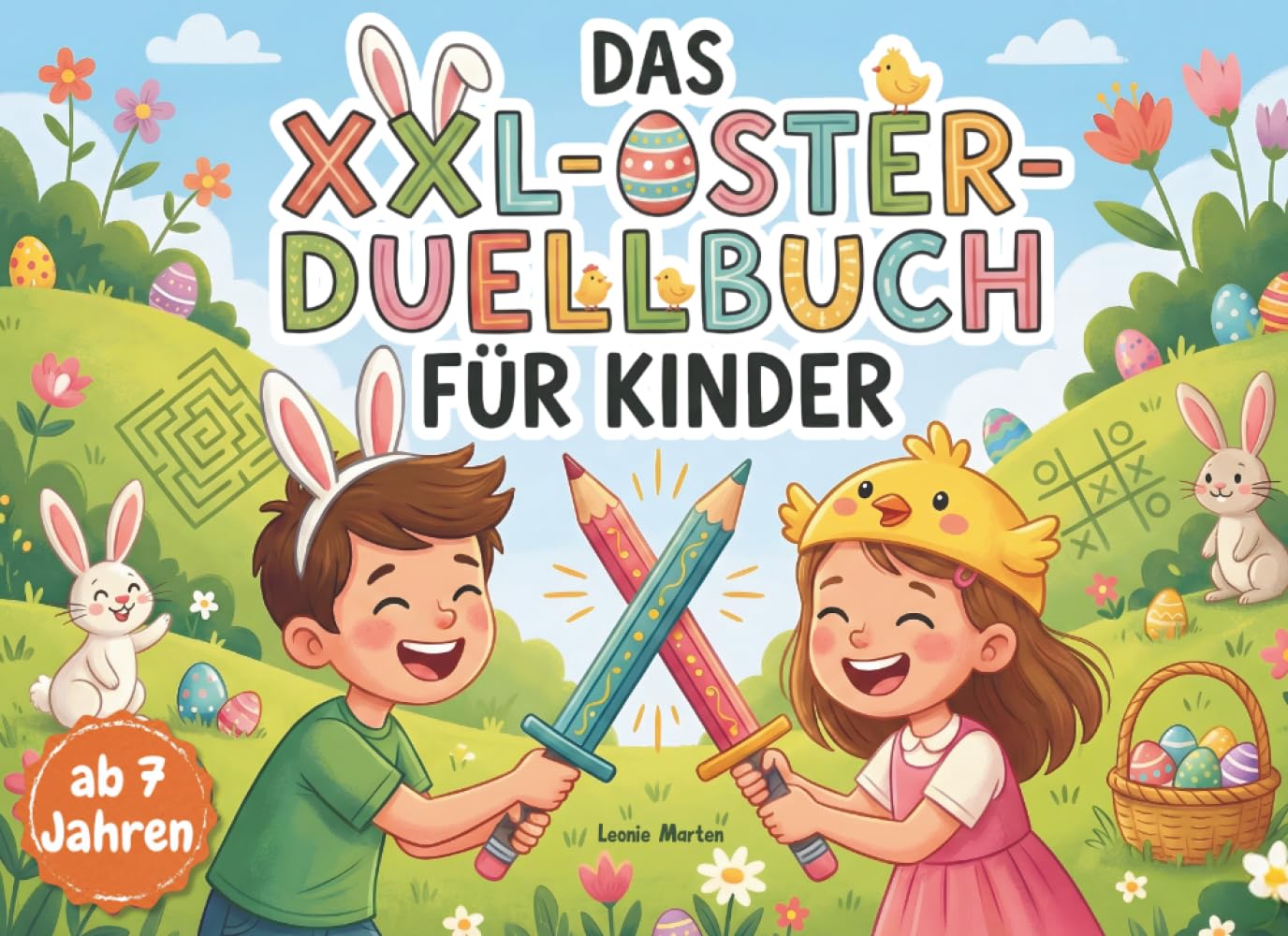 Das XXL-Oster-Duellbuch für Kinder: Bildschirmfreie Rätsel & Action-Spiele für drinnen und draußen. Das interaktive Beschäftigungsbuch fürs ... Ostergeschenk für Kinder ab 7 Jahren