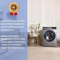 Vista 4 de Upgraded 5231EL1003B Dryer Lint Filter Compatible with LG Kenmore Dryer Vent Lint Screen Replace AP4440606 PS3527578