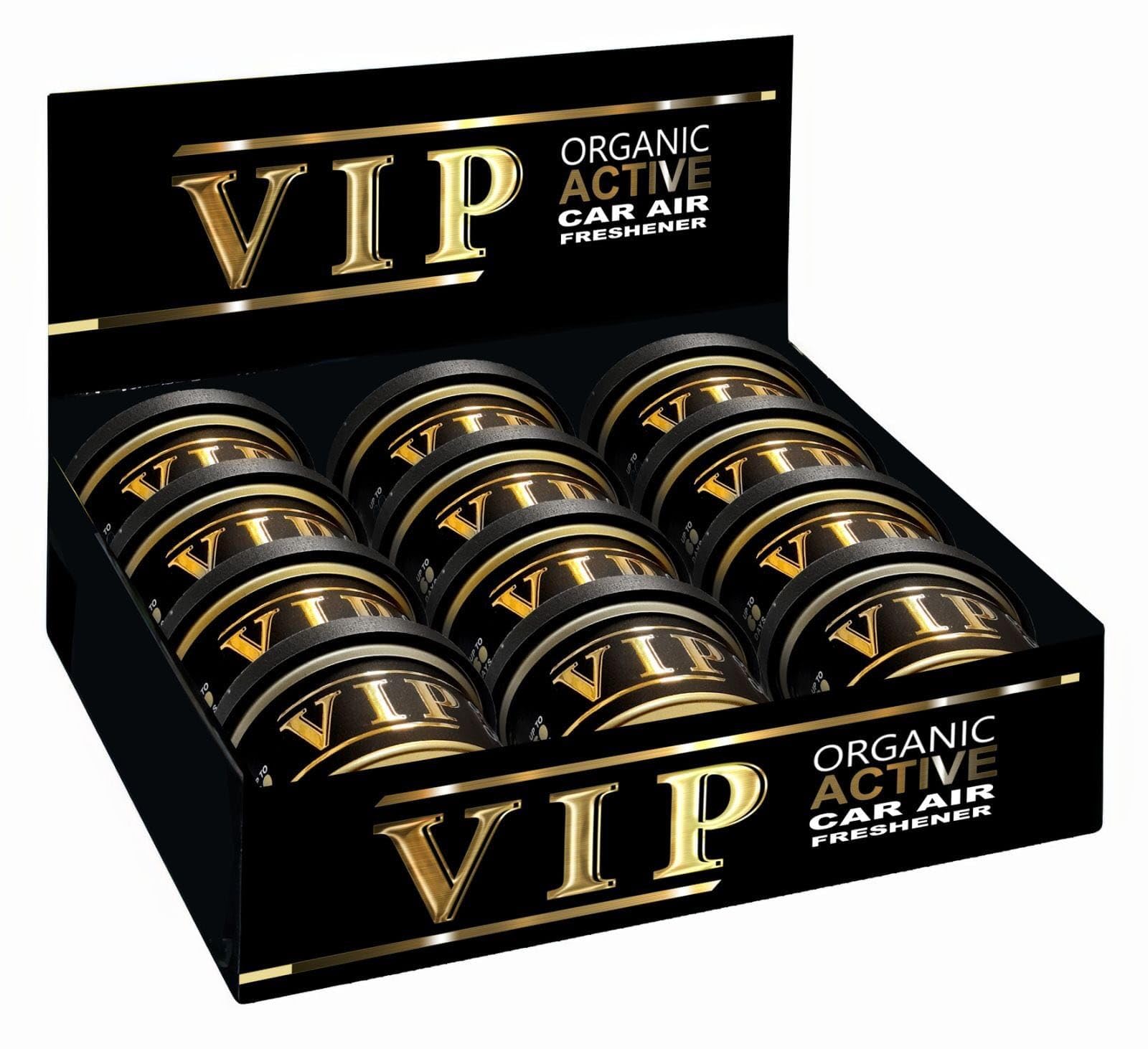 AutoFullCar – Deodorante Premium Caribi VIP in lattina con interno in silicone iniettato, ispirato ai profumi di alta gamma, aroma duraturo fino a 60 giorni, per auto e casa (PACK DA 3, 150)