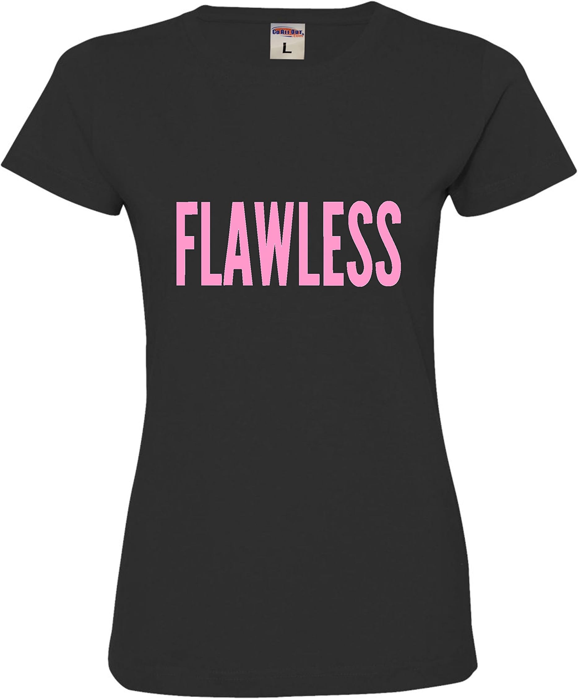 X-Large Black Womens Flawless Deluxe Soft T-Shirt