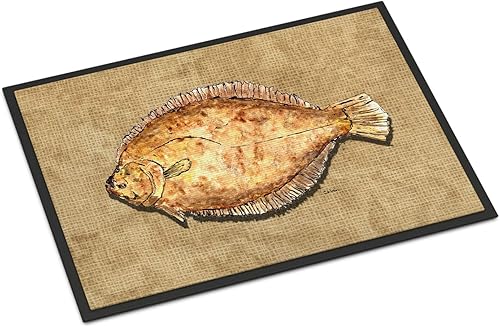 Caroline's Treasures 8821MAT - Tapete para puerta delantera, 18 x 27 pulgadas, para interiores y exteriores, para entrada, antideslizante, lavable,