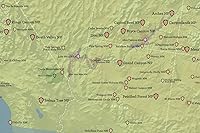 Vista 2 de Mapa de unidades del Sistema de Parques Nacionales de Estados Unidos 24x36 (Tierra Natural)