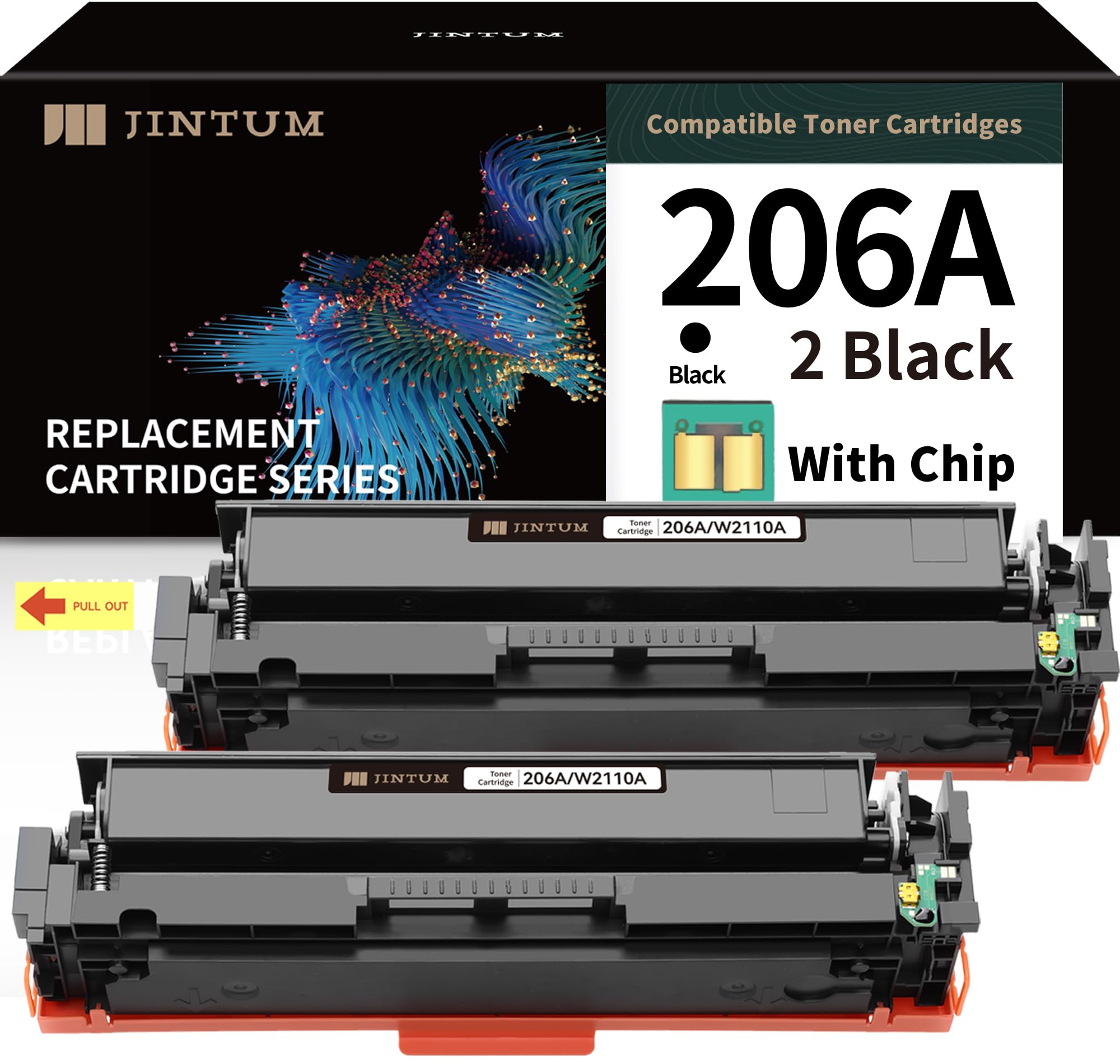 Amazon.co.jp: JINTUM 206A (チップ付き) 互換トナーカートリッジ HP