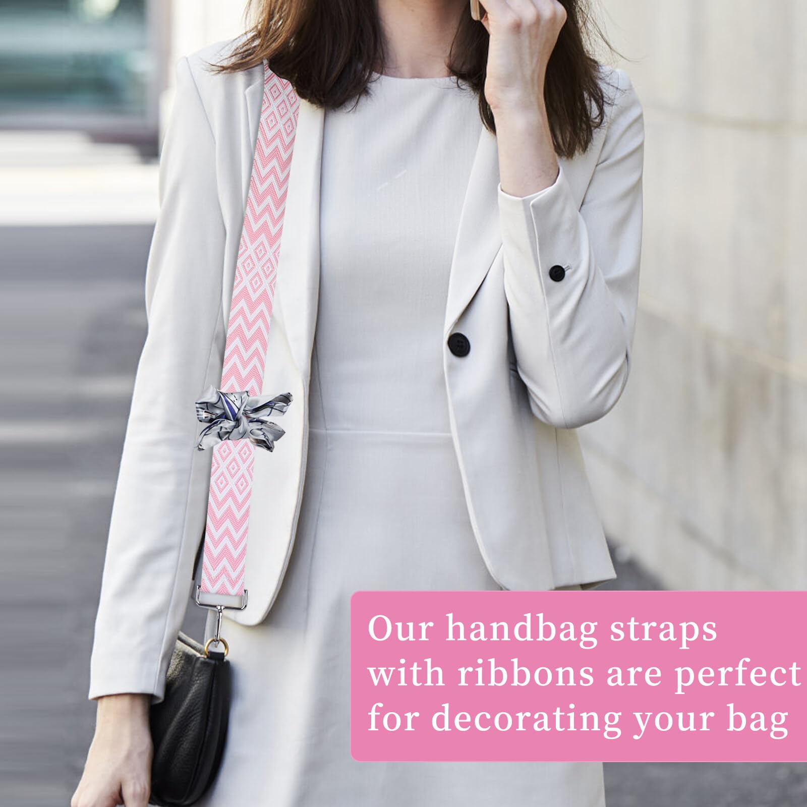 Sangle Bandoulière Polyester Réglable | Style Ethnique, Avec Foulard - Sac à Main, Sacoche, Besace