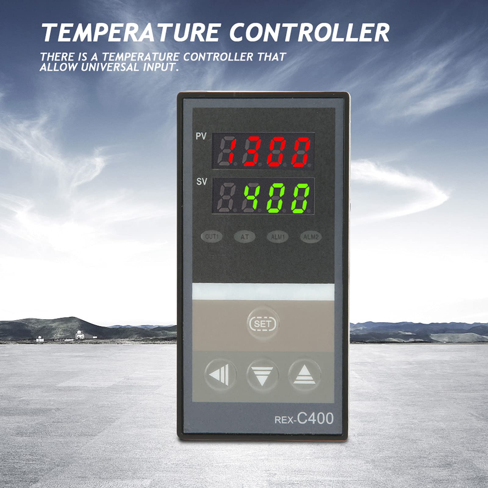 Temperature Controller, SSR Output Temperature Controller Digital Temperature Controller Thermostat Outlet with Alarm Function for Refrigeration