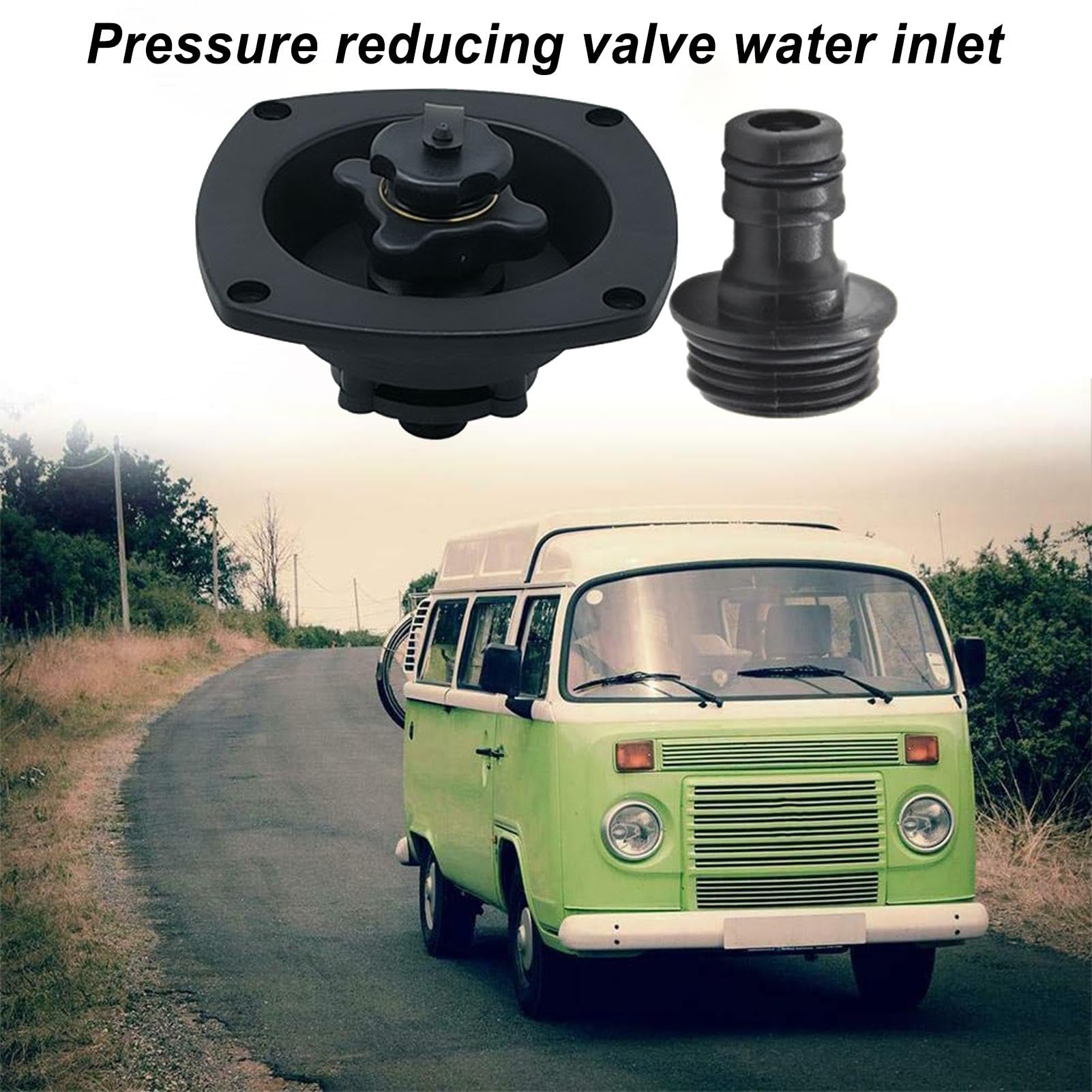 Entrée D'Eau Murale Pour Camping-Car - Connexion Rapide Ville Avec Valve Et Régulateur De Pression