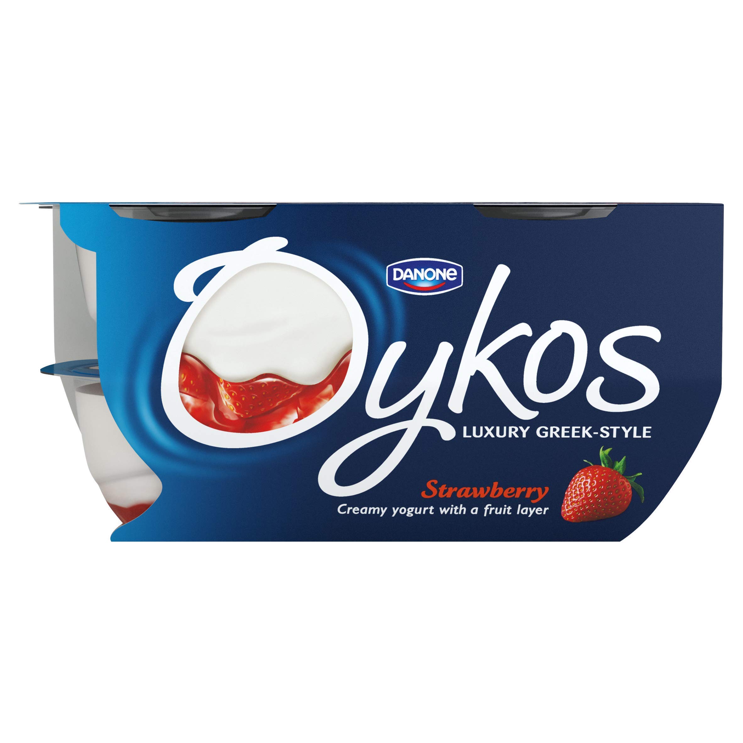 Oykos Greek Style Strawberry Yogurt 4 x 110G