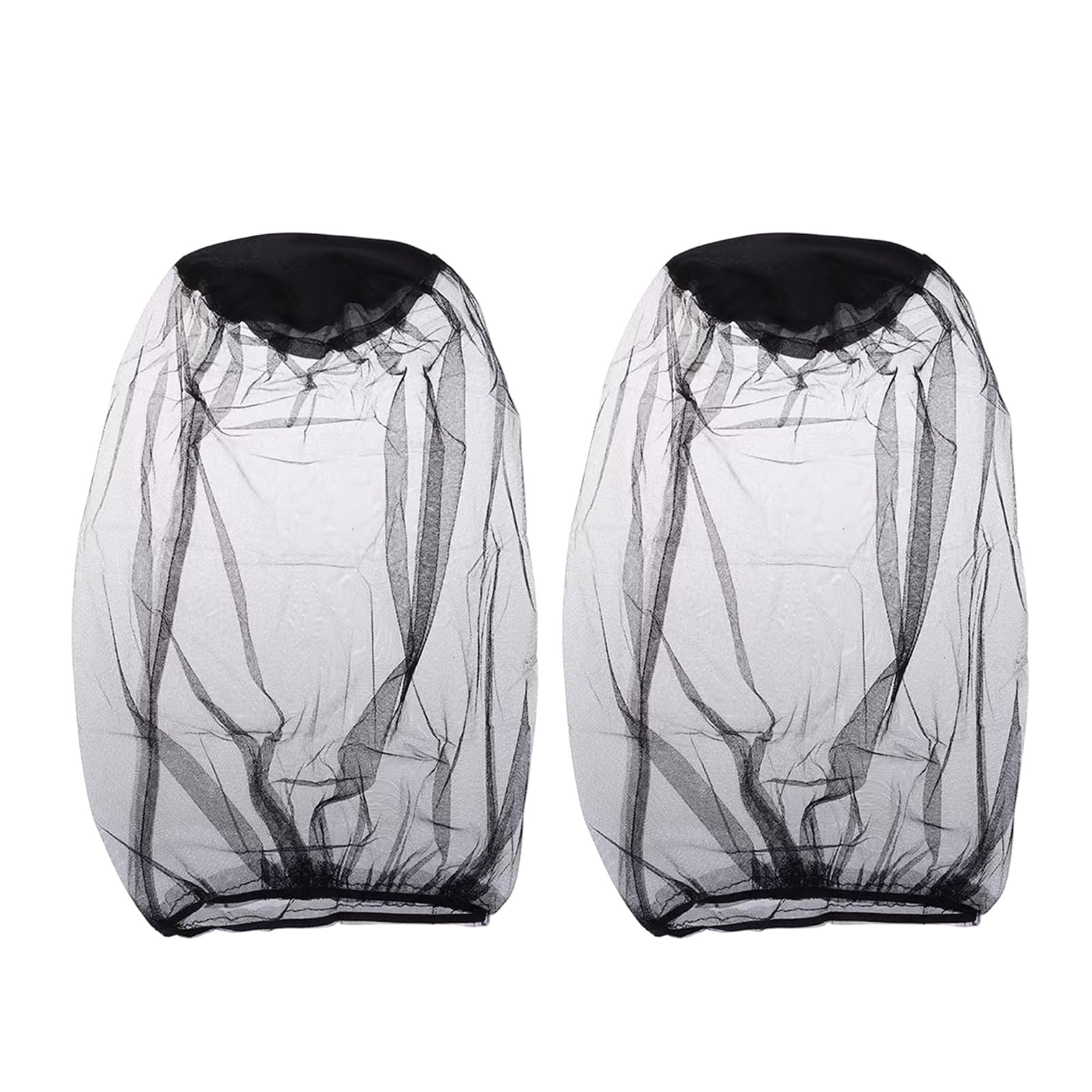 JWJDSAK Midge Head Net 2 Pack, Mosquito Head Protection with Fine Mesh for Camping, Hiking, Fishing, Gardening, Safari