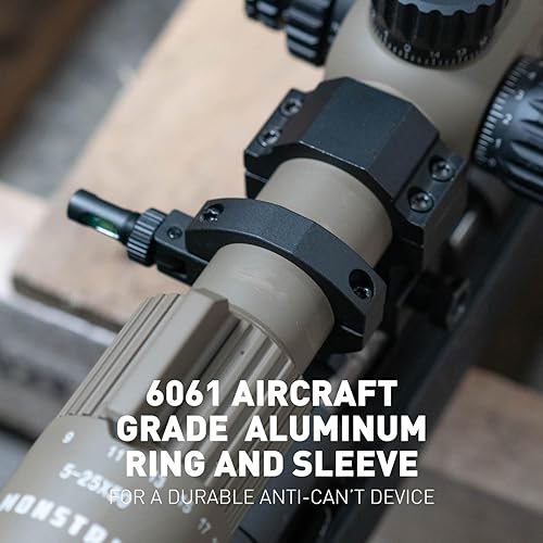 Miniatura 6 de Monstrum Burbuja de nivel de alcance de rifle plegable  1.181 in de diámetro