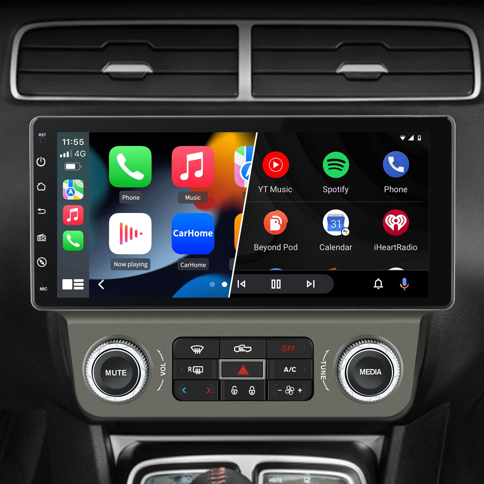 Android 13 [4G+64G] Car Stereo Radio Compatible for Chevrolet Chevy Camaro 2010-2015, 10.33 Inch Wireless CarPlay Android Auto Head Unit Built-in DSP Bluetooth WiFi SWC MirrorLink