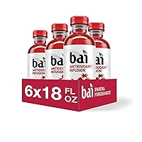Vista 50 de Bai - Puna coco piña - Agua con sabor a coco y piña, bebida con infusión antioxidante, botellas de 18 onzas líquidas, paquete de 12