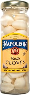Napoleon Garlic Cloves 3.5 oz Pack of 12 - Premium Spanish Imported Pantry Staple for Everyday Recipes