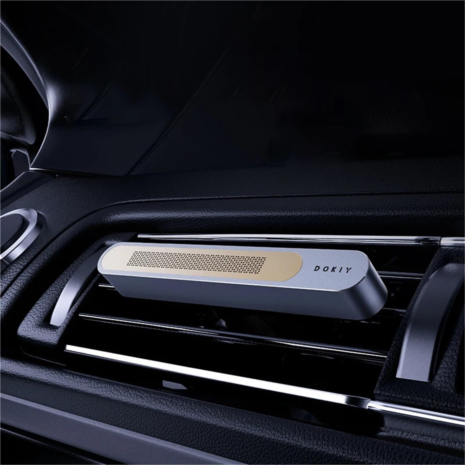 1 PC New Arrival Luxury Aromatic Wood Diffuser Car Vent Solid Air Freshener Metal Wooden Car Perfume Diffuser Clip(Wooden Version)