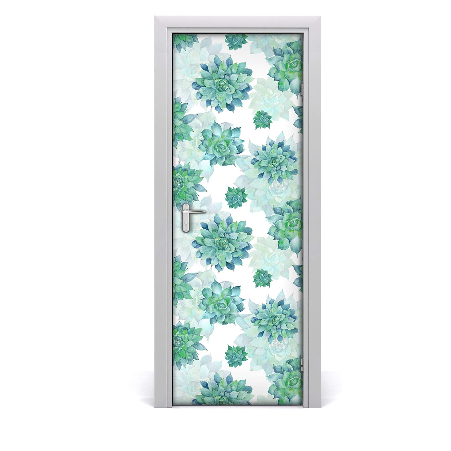 Vinilo decorativo de puerta Coloray de alta definición y textura lavable 77x200 cm