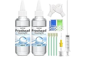 Printhead Cleaning Kit Compatible with Epson, HP, Canon, and Brother Printers - 200mL