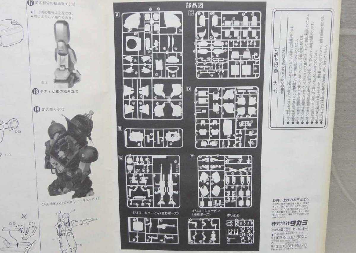 Amazon | タカラ 1/24 No.1 スコープドッグ 未組立 ボトムズ 当時物