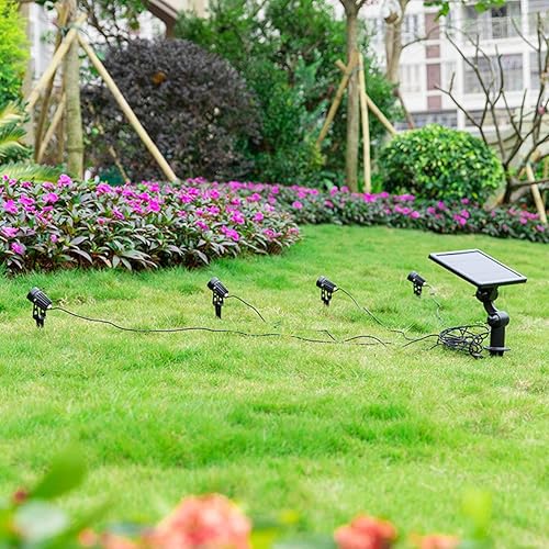 Miniatura 5 de 4 estacas de repuesto para luz solar de camino, accesorios de luces solares con tornillo M5 para pasarela, patio, jardín y patio