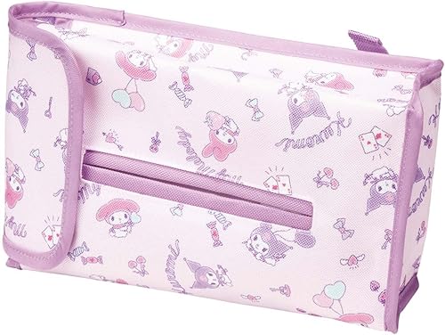Skater CTSC1-A Car Tissue Box Cover, Tissue Case, My Melody Kuromi, Adult Reindeer Wai, Sanrio