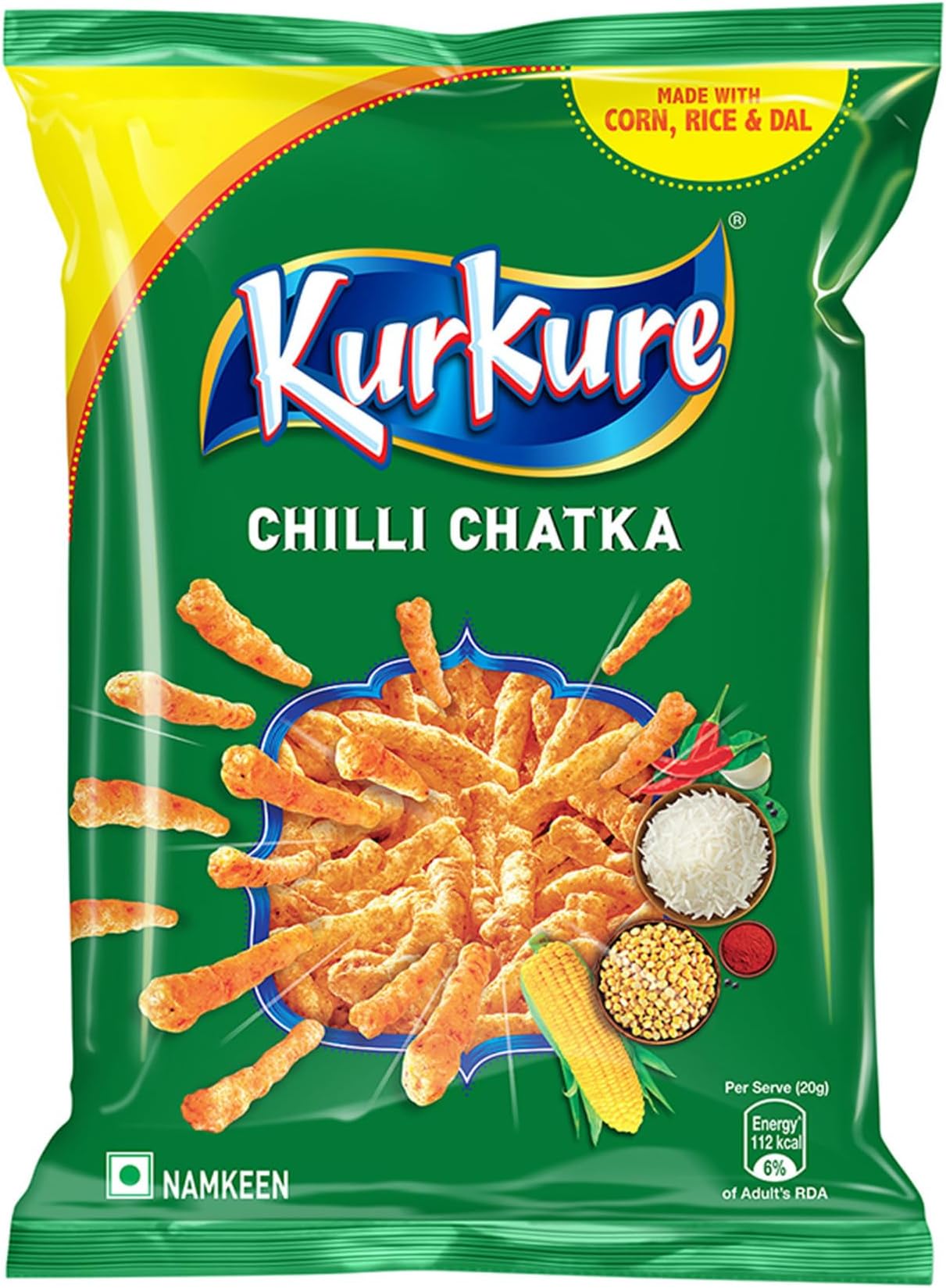 Namkeen - Chilli Chatka - 94 g Pack - India