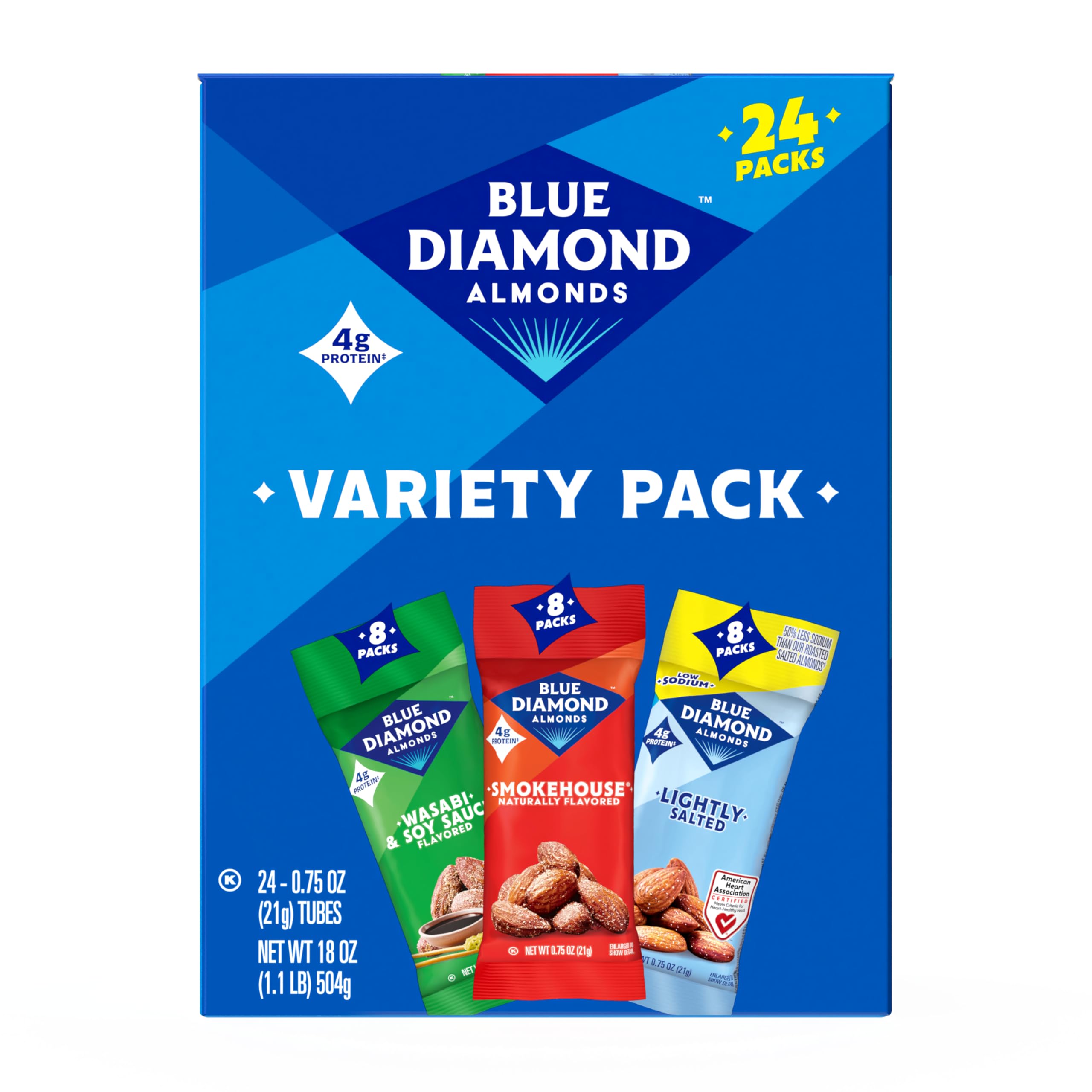 Blue Diamond Almonds Variety Pack