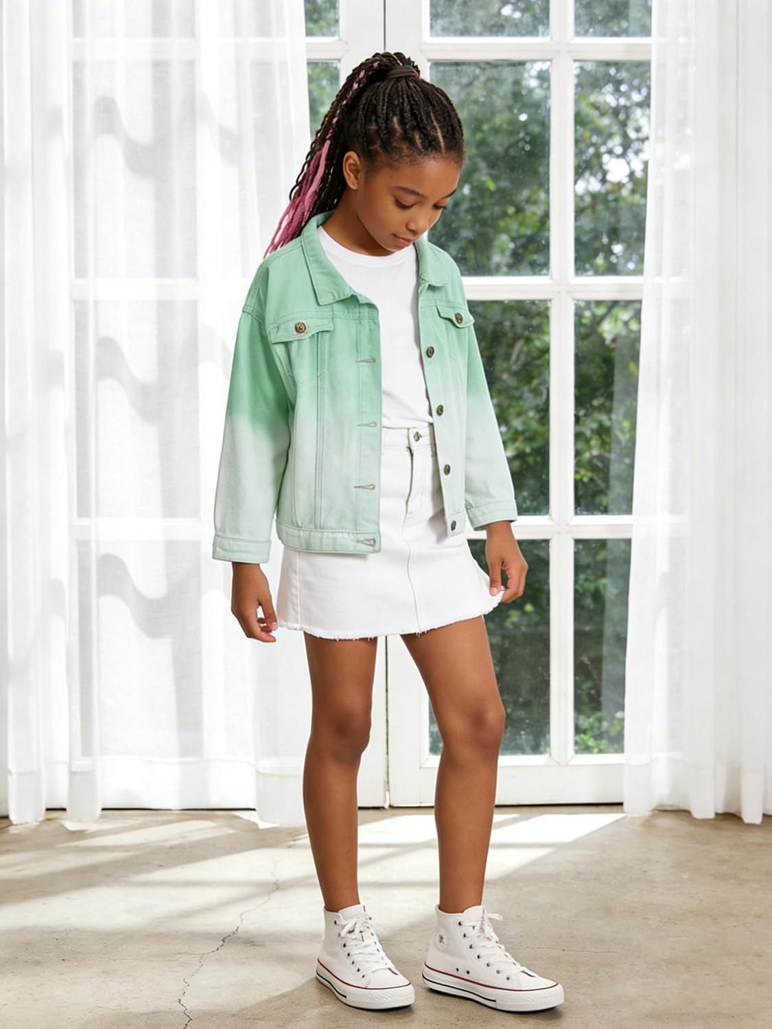 Cromoncent Toddler Denim Jacket for Boys Girls