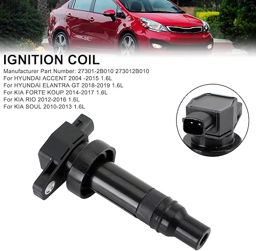 Miniatura 5 de Topteng Ignition Coil 273012B010 fit for HYUNDAI ACCENT 2004-2015 1.6L, ELANTRA GT 2018-2019 1.6L, for KIA FORTE KOUP 2014-2017 1.6L, RIO 2012-2016