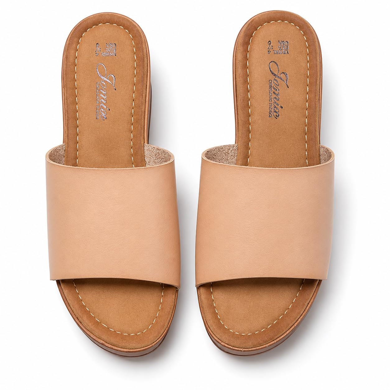 JOMIX Chanclas Mujer Verano con Cuñas Esparto Sandalias Cuña Mujer Sandalias Mujer Comodas