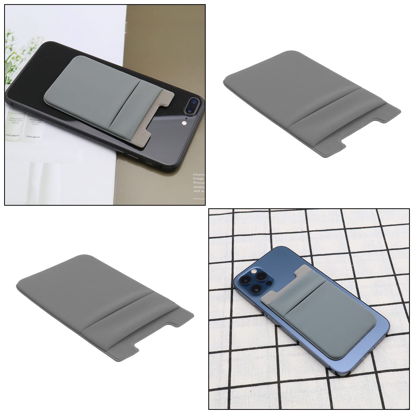 Porta carte di credito con grip Phone Grip, adesivo 3M, stile moda