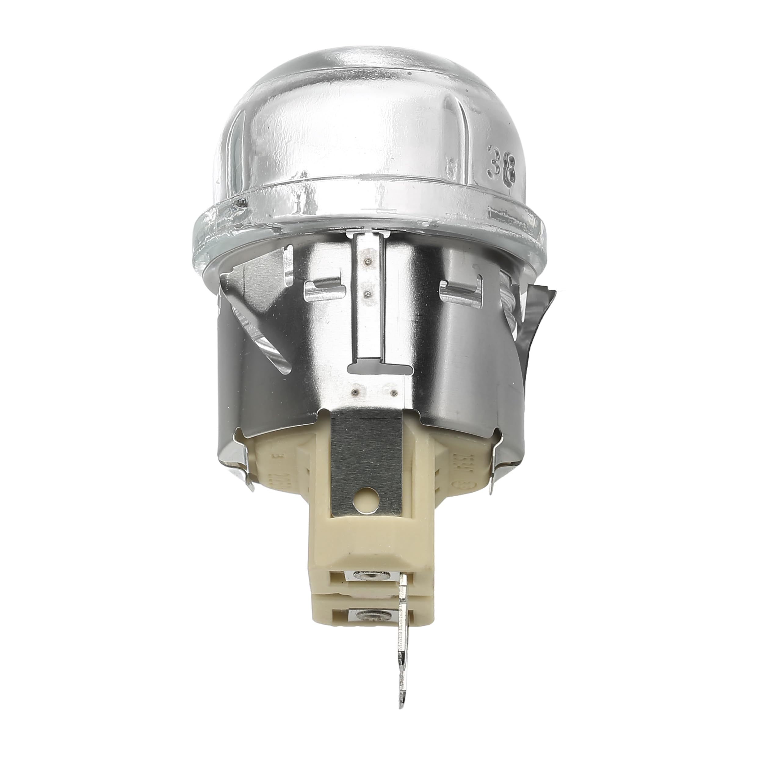 Masterpart White Oven Cooker Lamp Bulb Lens Glass Holder Complete Assembly To Fit Bosch Ovens & Cookers