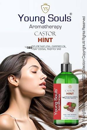 Young Souls Aromatherapy Castor Carrier Oil Hint Yağı 100 ml (YOĞUN KIVAMLI)
