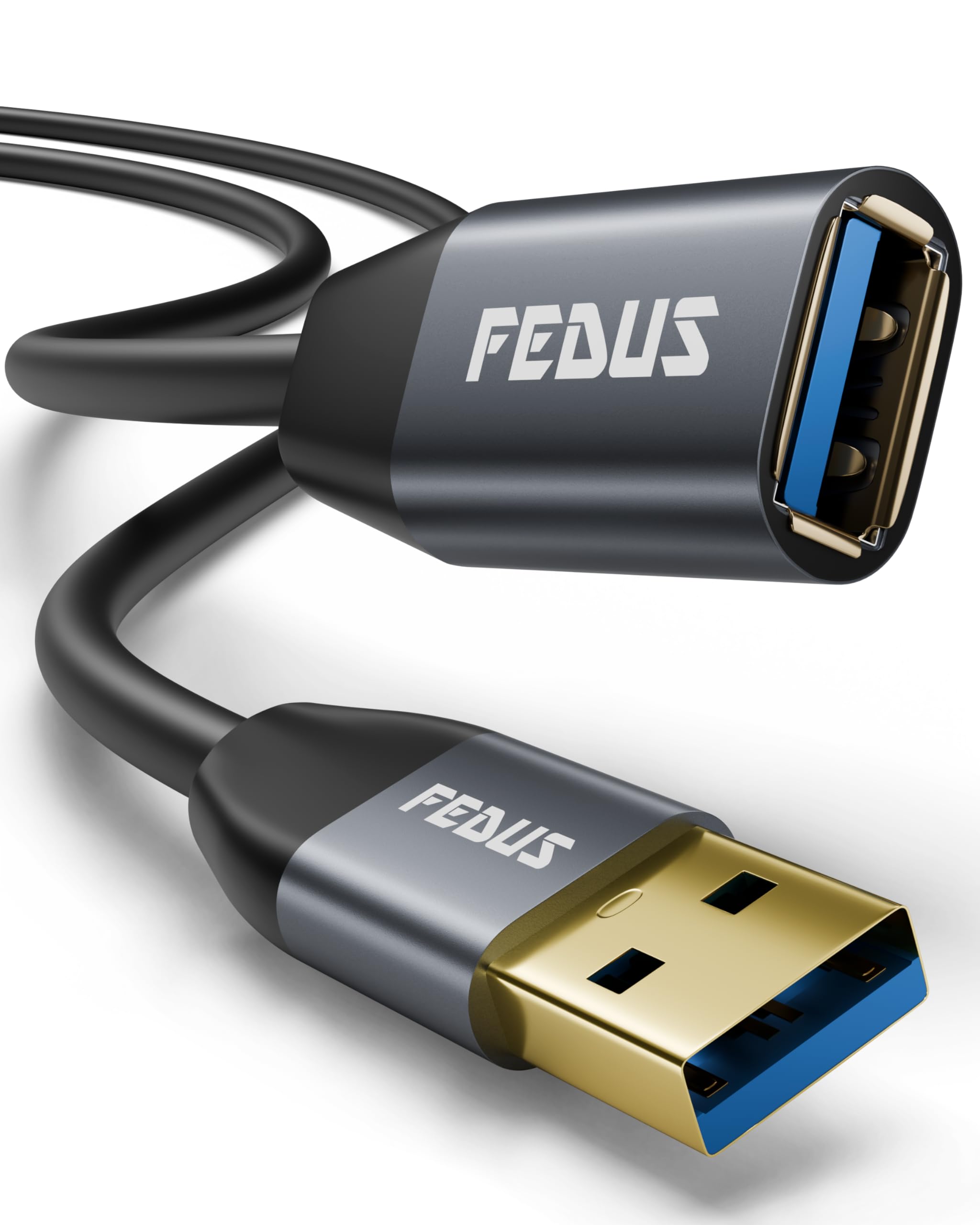 FEDUS USB Extension Cable 3.0 Long usb Male to Female Extender cable 16.4 FT for 5Gbps High Data Transfer, TV, PC, Laptop, Camera, Keyboard, Mouse, USB Flash Drive, Hard Drive, Printer,Game controller-image-17