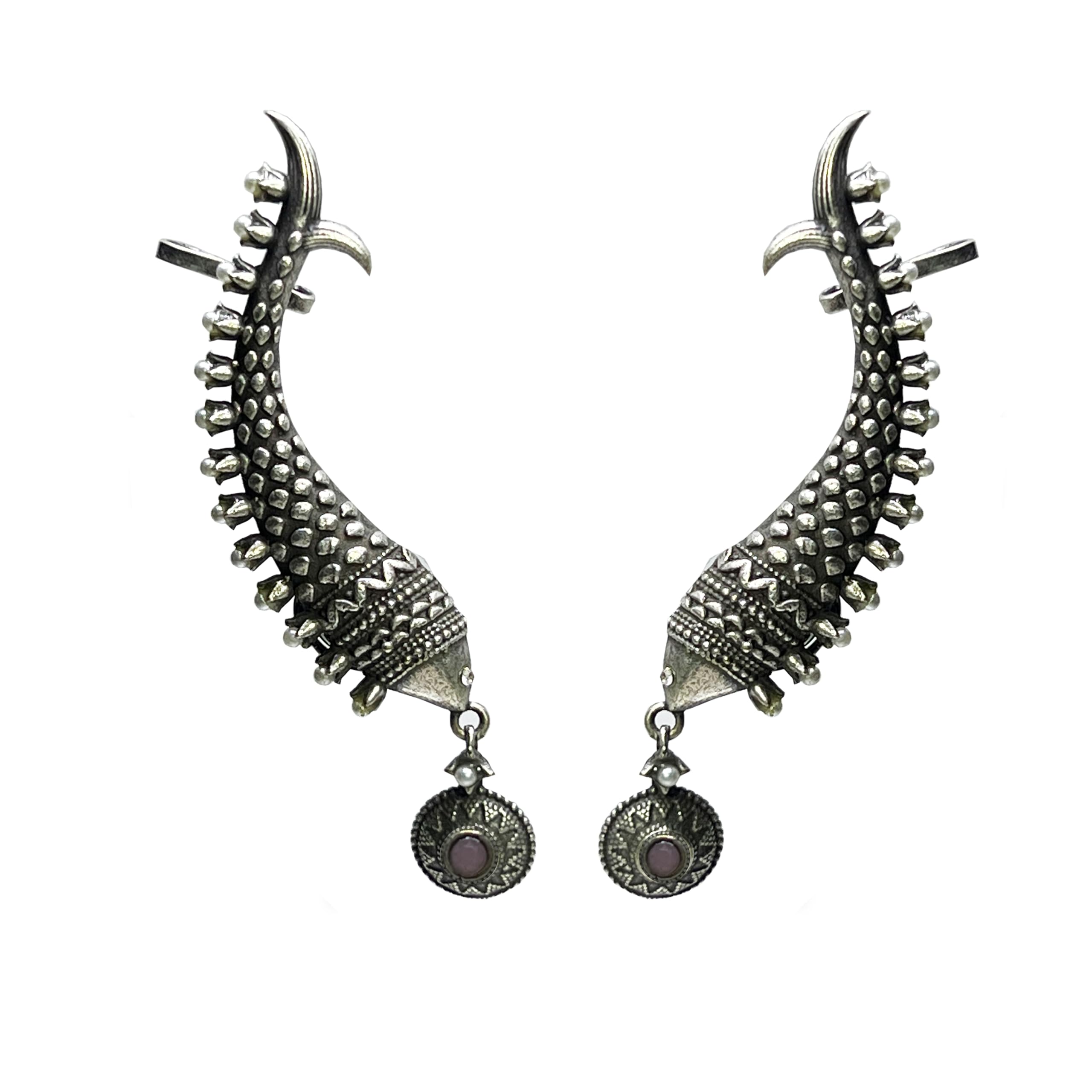 Multicolor Matsya Helix Earring for upper Ear Lobe, Brass Oxidized Fish Motif Ear Cuffs & Cartilage Earrings for whole ear earrings Women and Girls (STYLE C) (B0DB7DN9K9) Amazon Price History, Amazon Price Tracker