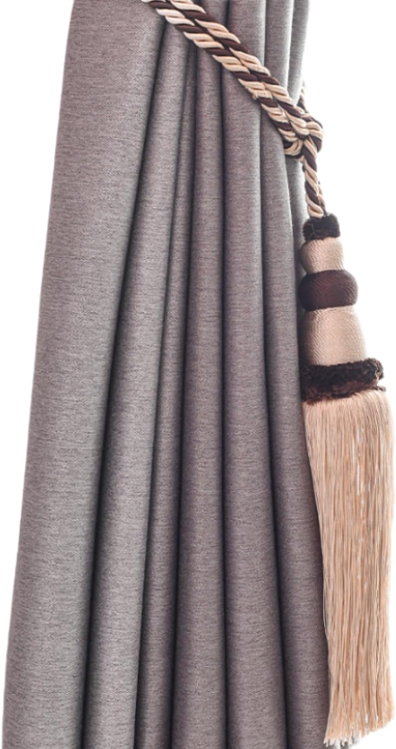 Curtain Ties 2 Pieces Gourd Ball Curtain Strap Tassel Tassel Curtain Harness Hanging Ball L (M)