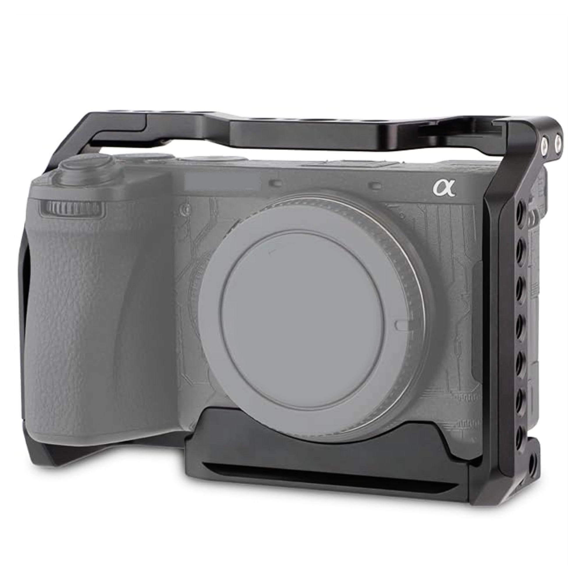A6700 Camera Cage with Arca Base & Quick Release Plate for Sony A6700 - Durable Protective Frame Rig with ARRI Threads, Arca-Type Mounting Support, and Enhanced Stability-image-13