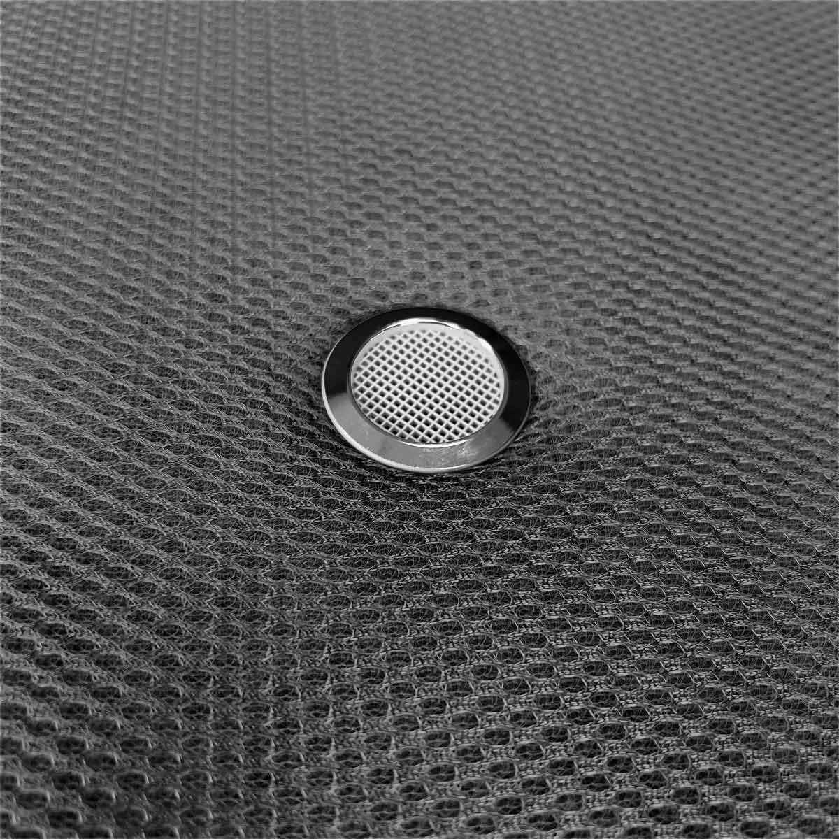 amuéblate Online - Base Tapizada 3D con Estructura Extra Resistente y Barras Transversales de Refuerzo, Gran Estabilidad, 6 Patas metálicas roscadas de 25cm, 135 x 180, Gris Oscuro