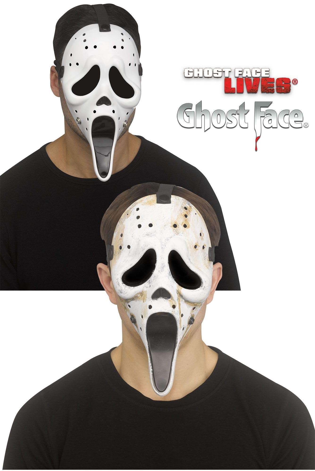 MIMIKRY Ghost Face Scream Maske Jason Hockey Mix Freitag der 13. Halloween Horror Ghostface