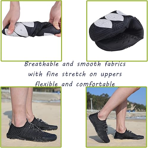 Miniatura 2 de Calzado para deportes acuáticos para hombre y mujer, tenis de secado rápido, para piscina, playa, surf, senderismo, parque acuático