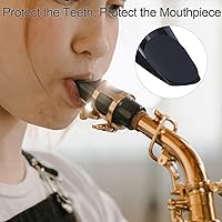 Vista 19 de Rockhouse Accesorios para clarinete Boquilla, Parche para Dientes, Protector de Dientes, Pieza de Boca Negra, Adhesivo Sax para B Flat, Alto, Tenor