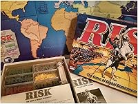 Vista 4 de Parker Brothers Risk 1998 Juego de mesa con piezas en forma de ejército