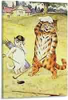 ルイス　ウェイン　古い木枠の額装 Amazon.co.jp: Louis Wainルイス・ウェイン偉大な画家の作品