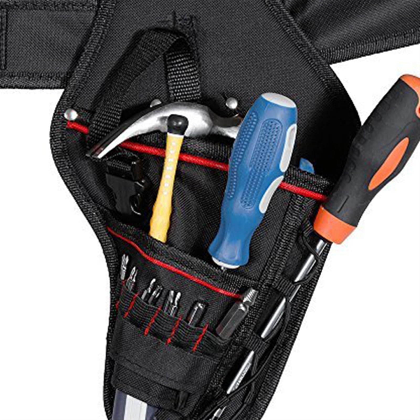 Bolsa de herramientas para cinturón, cinturón de bolsillo para múltiples herramientas, bolsas de herramientas, funda para taladro, resistente al agua, soporte para taladro, bolsa para herramientas e