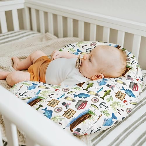 Miniatura 5 de Gone Fishing - Fundas de almohada de lactancia para niños y niñas, regalo para amantes de la pesca, fundas de lactancia para lactancia materna,