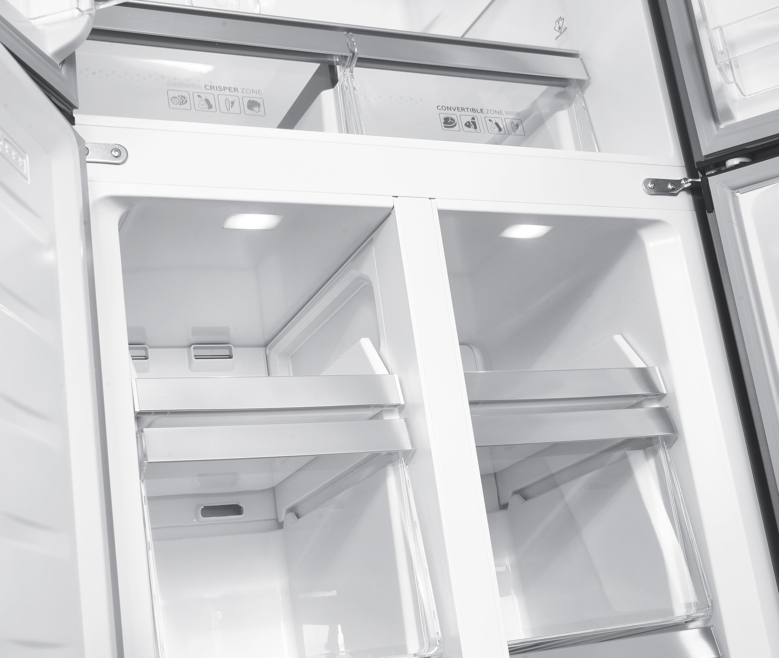 GEDTECH Frigorifero multiporta GMP470IXT Inox 470L (301L + 169L) - No Frost