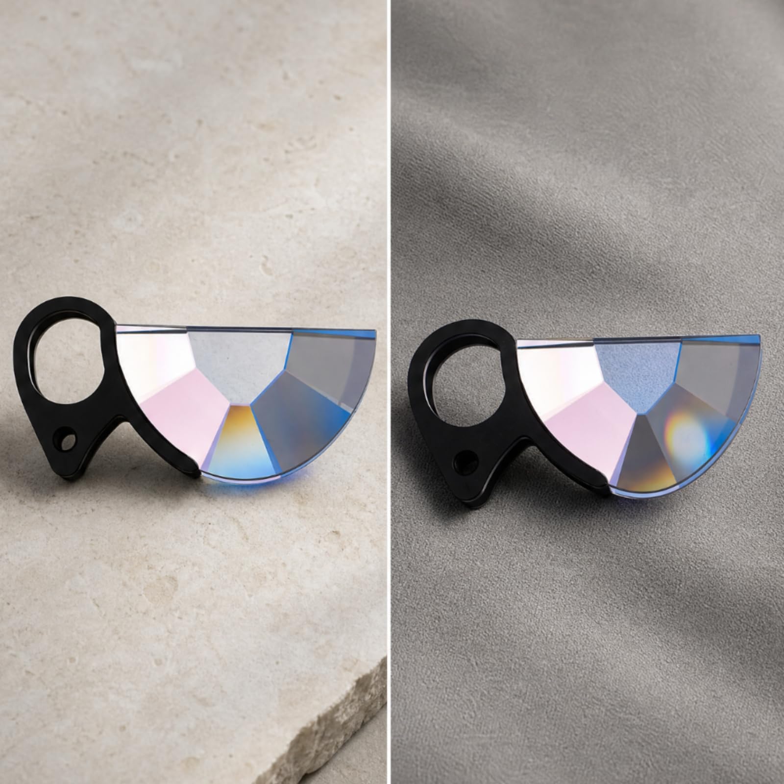 Filtro Efecto Caleidoscopio Filtro Caleidoscopio Mano Portátil Vidrio Óptico para Videoclips Musicales, 100MM
