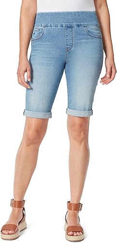 Gloria Vanderbilt Womens Amanda Pull on Capri Petite