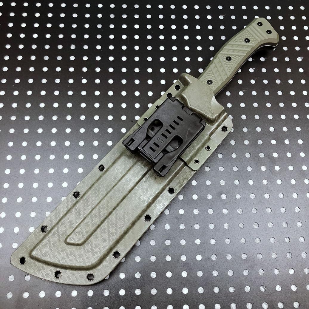 Generico TEERMA H6Z Forgiatura integrata fixed blade Coltello multiuso, Utilizzato principalmente per campeggio, caccia, pesca, esplorazione della giungla, escursionismo