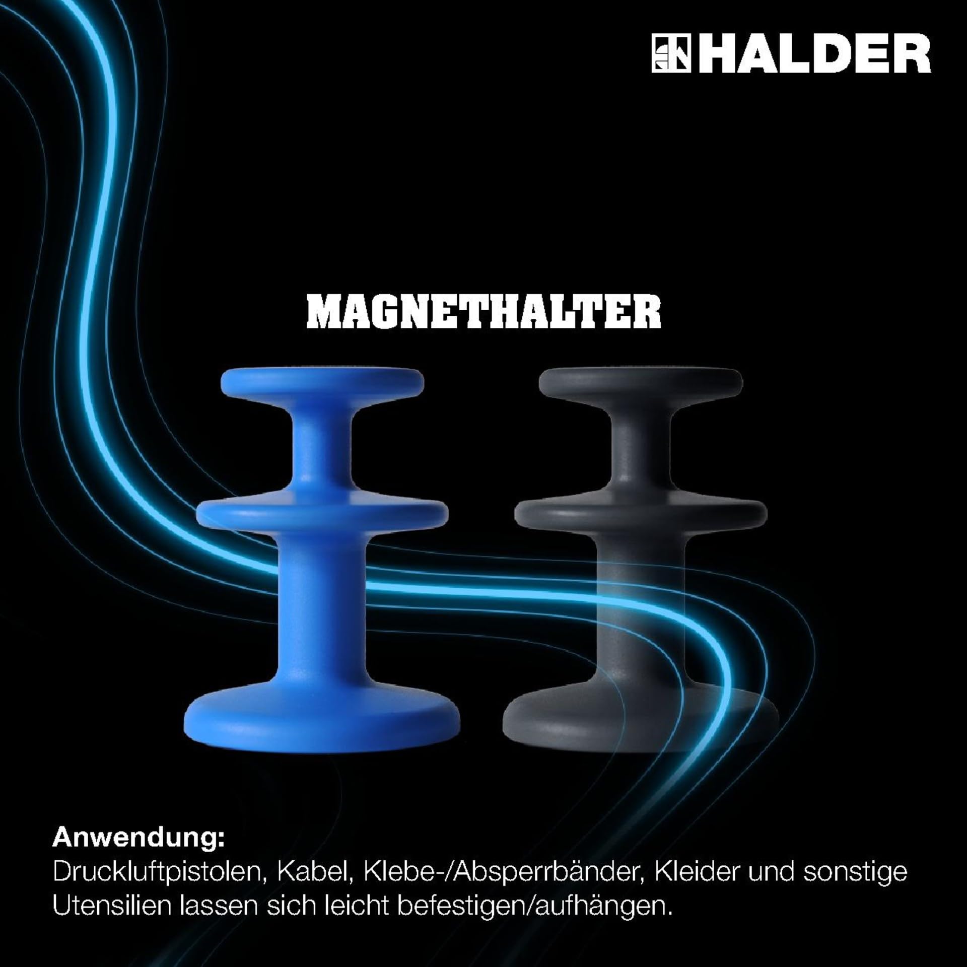 HALDER - Aktionsbox, SIMPLEX-Schonhammer, Gummikomposition/Plastik plus Magnethalter | 3026s008